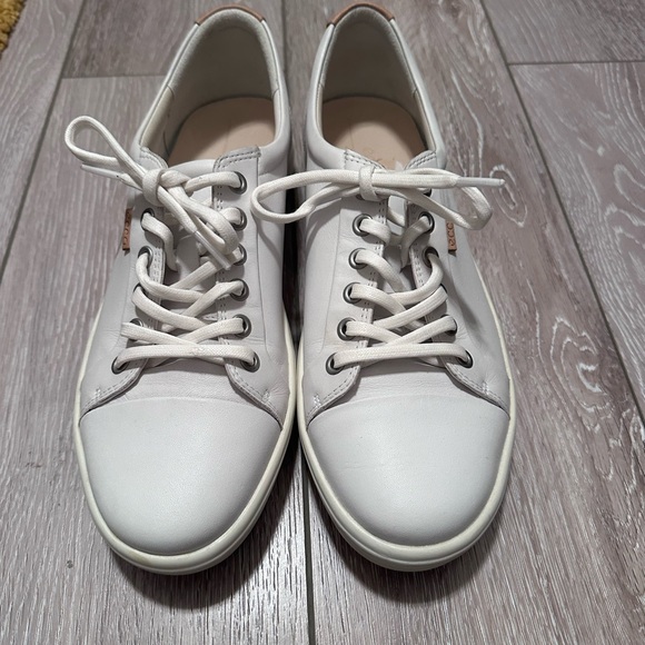 Ecco Soft 7 women’s leather tie sneaker - Picture 2 of 8